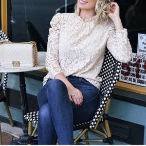 Rachel Parcell Romantic Lace Top